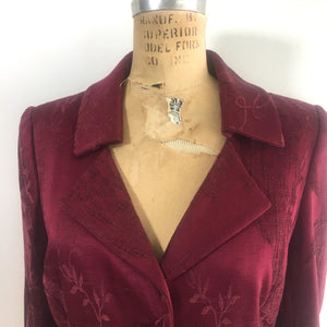 Vintage Oscar de la Renta Brocade Blazer, 90s jacket