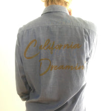 Load image into Gallery viewer, California Dreamin’ Chambray Shirt, refurbished
