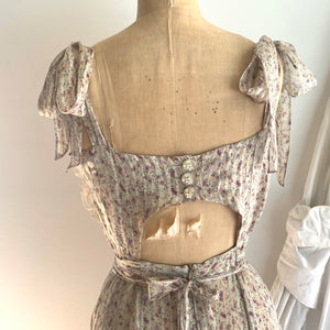 Silk Prairie Floral Dress by Jovivich Hawk