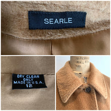 Load image into Gallery viewer, Vintage Camel Tan Coat, Searle USA Jacket